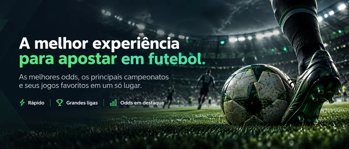 A melhor experiência para apostar em futebol